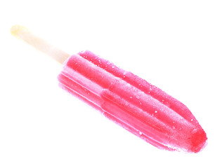 ice cream   stick  on white background