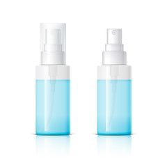 Cosmetic glass bottle can sprayer container.