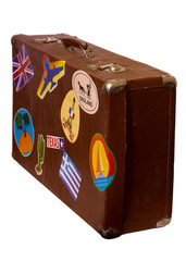 Brown old Suitcase