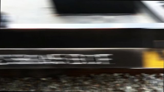 railroad tracks footage background