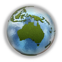 Australia on planet Earth