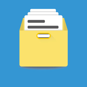 Files Archive Box Icon