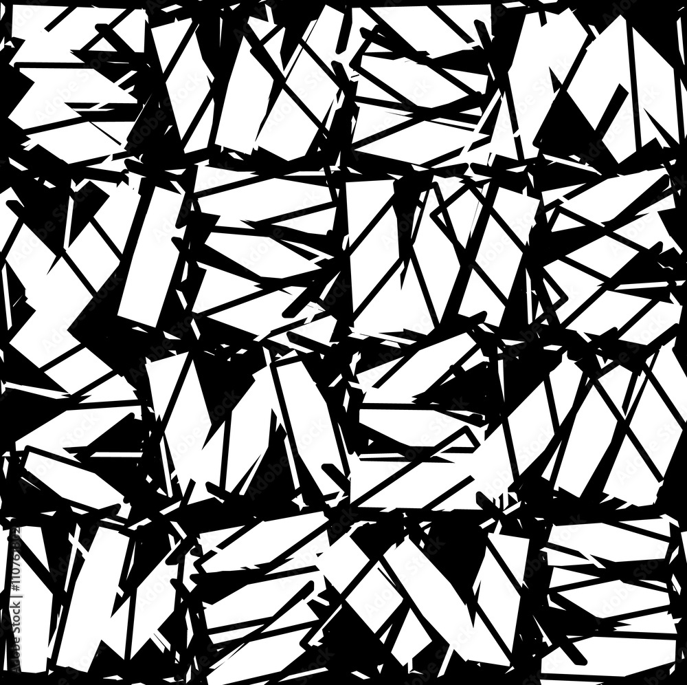Poster chaotic background. chaotic geometric background with random sca