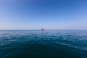 Oil platform in Australia