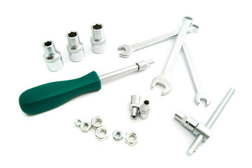 metal heads and wrenches