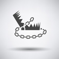 Bear hunting trap  icon