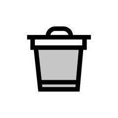 Trash line icon.