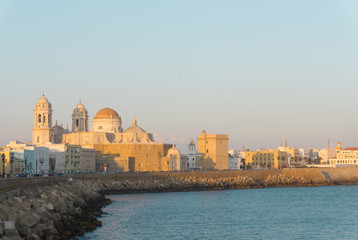Cityscape of Cádiz, Spain