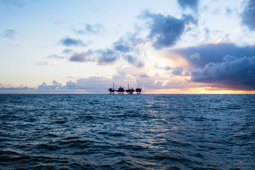 Oil platform in Norway