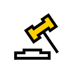 Auction line icon