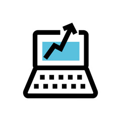 E-business line icon.