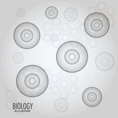 Biology design. Lab icon. Flat illustration, vector