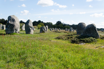 Alignement de menhirs à Carnac