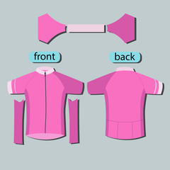 pink pattern cycling jerseys template