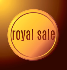 royal sale engraving gold medal