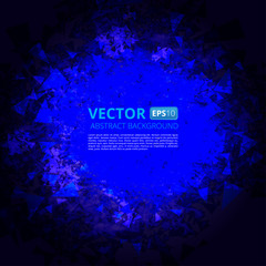 Abstract triangle background