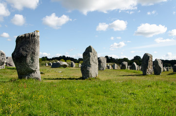 Alignement de menhirs à Carnac