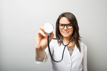 Woman doctor stethoscope