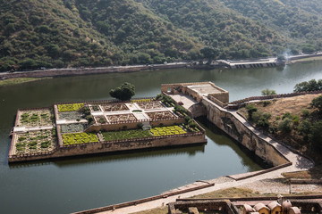 Green Amer Fort Gardens
