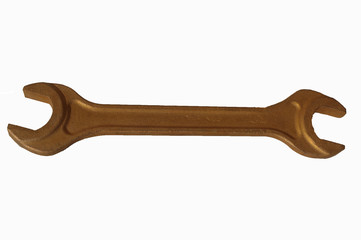 Wrench isolated on white background