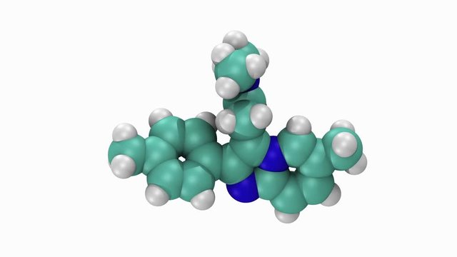 Zolpidem (ambien) drug molecule