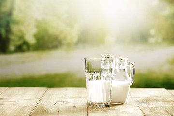 milk and green space 
