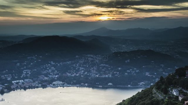 City by lake