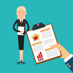 Human resources design. People icon. Colorful illustration