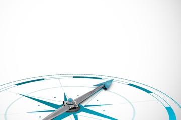 Composite image of a compass