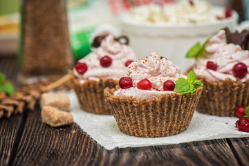Homemade dessert from cottage cheese