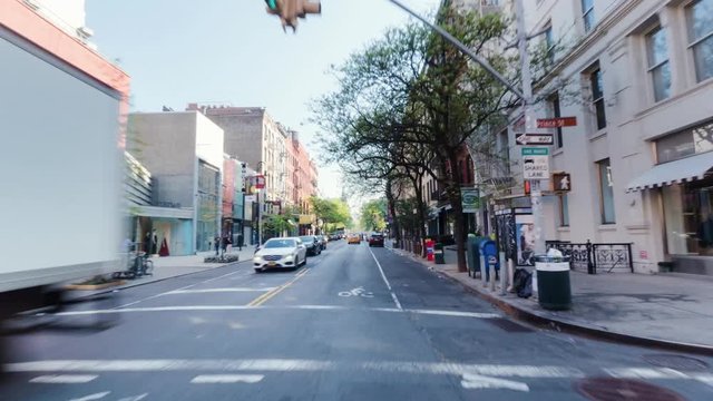 Traffic in city streets
