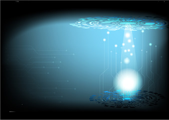 technology background vector illustrator design