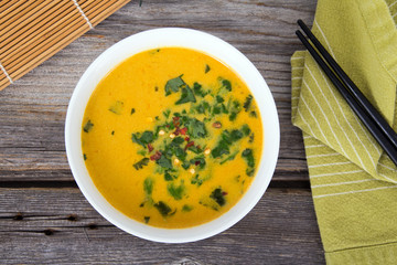 thai yellow curry soup