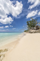 Landscape photo of tranquil island beach