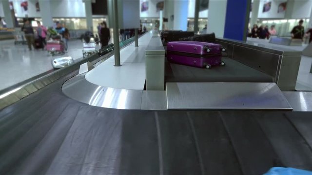 Suitcases at airport