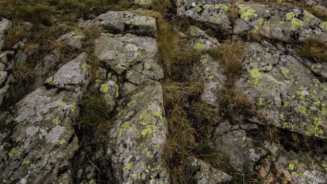 Rocks in mountains
