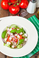 Fresh mediterranean salad.