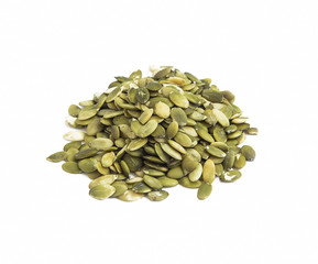 Pumpkin seeds isolated