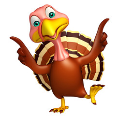 funny Turkey  cartoon character