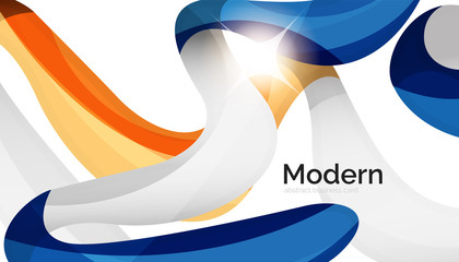 Shiny wave modern motion template