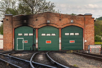 Lokschuppen Gernrode der Harzer Schmalspurbahnen