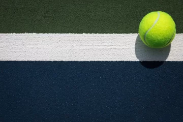Crédence de cuisine en verre imprimé Sports de balle Balle de tennis