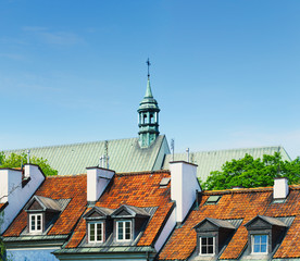 Obraz premium Warsaw city Poland