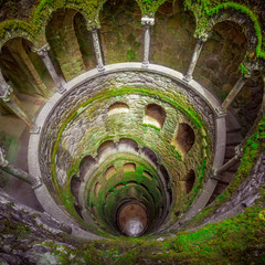 Sintra, Portugal at the Initiation Well - obrazy, fototapety, plakaty