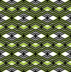 Colorful geometric seamless pattern, symmetric endless vector 