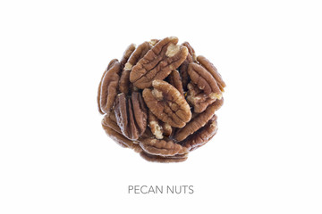 Food round bal ingredients minimalist pecans