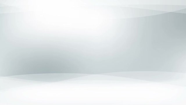 Abstract gray waves in motion at top and bottom on white background. Loop animation