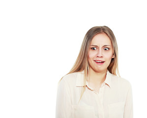 disgusted expression