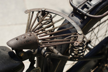 Part of the old motorcycle