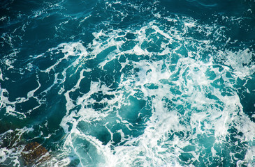 Fototapeta na wymiar Background shot of sea water surface